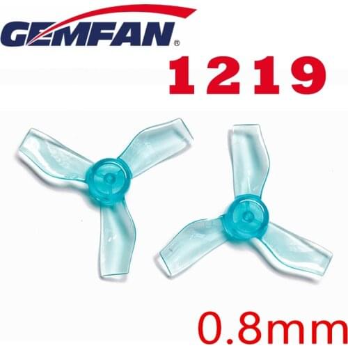 GEMFAN 1219 31mm 0.8mm Hole 3blade Propeller PC Props CW CCW for 0703-1103 RC Drone FPV Racing Brushless Motor Spare Parts