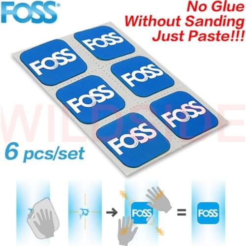 FOSS 6pcs/Set Bicycle Tire Patch Repair Tool MTB Road Bike Tube Repair Pad Tool Inner parches Bicycle Repairing Tool