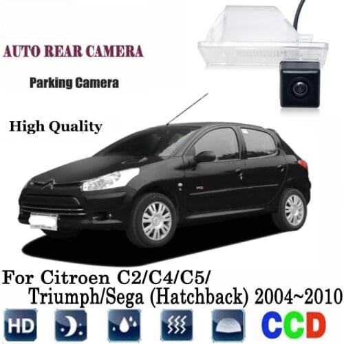Rear View Camera For Citroen C2/C4/C5/Triumph/Sega (Hatchback) 2004~2010 backup Camera/CCD Night Vision/ License Plate camera