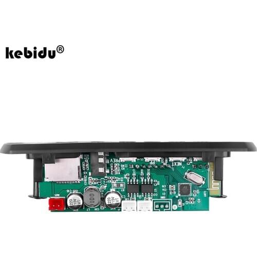 MP3 Player Decoder Board Bluetooth 5.0 6W 50W Amplifier Handsfree Car FM Radio Module Support FM TF USB AUX Recorders 5V 12V 18V