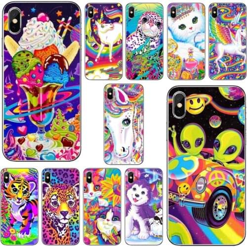 For Xiaomi poco X3 nfc F2 Pro M3 Mi 5X 6X Max Mix 1 2 2S 3 Mi5 Mi6 Mi3 Mi4 Lisa-Frank-tiger-horse-dog-Cat Soft TPU Cover