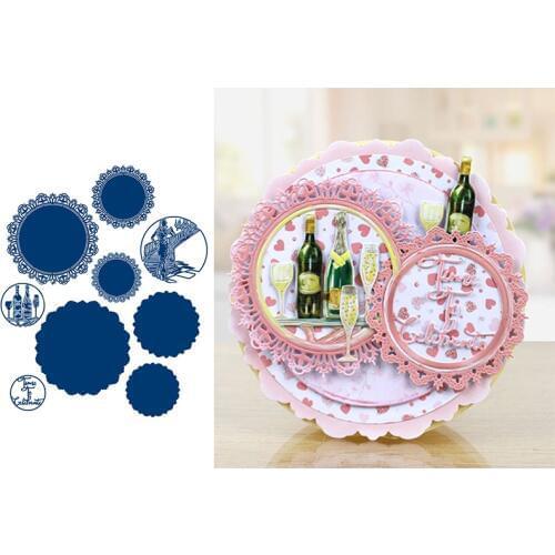 Circle Scene Set Metal Cutting Dies Stencil For Diy Scrapbooking Cards Crafts Emobossing New 2019 Interlinked Illusions range