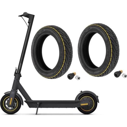 Yuanxing 60/70-6.5 Inflatable Rubber Tubeless Tire with Straight Valve for Ninebot G30 Max Electric Scooters Accessories