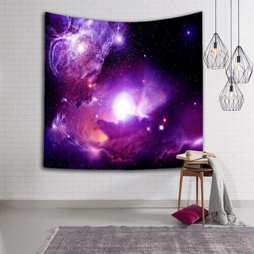 Boho decor Galaxy print Wall hanging Tapestry Carpet Wall art Throw Yoga Beach Mat Blanket Large 150*200cm Mandala wall tapestry