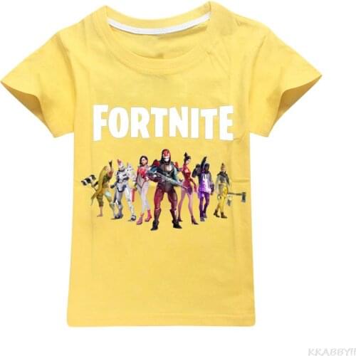 Fortnites 2021 New Game T Shirt Cotton Kids Clothes Funny Cartoon T-shirt Summer Tops Costume