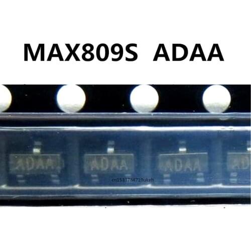 Original 50pcs/ MAX809SEUR+T MAX809S ADAA SOT23 2.93V