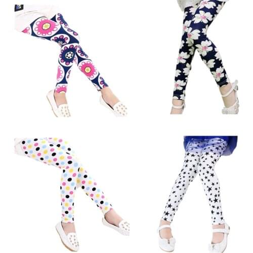 Winter Autumn Girls Tights Elasticity Princess Tights for Girls Little Star And Flower Print Leotardos Bebes Baby Girl Clothes