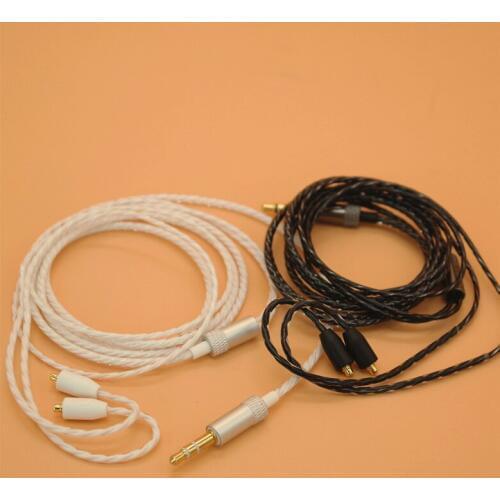 Diy earphone wire pluggable cable for SE215/315/535/846/UE900