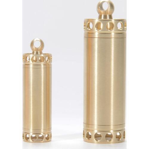 Outdoor CNC Waterproof Aluminium Bottle Emergency First Aid Kits Safety Survival Pill Bottle Camping EDC Tank Box