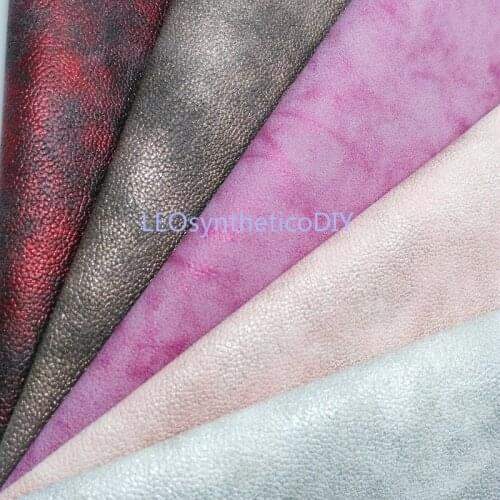 1PC 21X29CM Faux leather Fabric, Synthetic leather, Embossed Metallic PU Leather Sheets for Bows LEOsyntheticoDIY T211