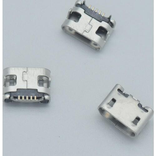 10pcs/lot 5pin Type B Micro USB Female Connector Jack Port Socket Connector Repair Parts