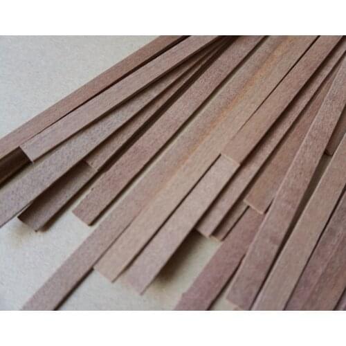 20PCS 450x10mm thickness:1mm Shapili Solid Wood Strip Bar