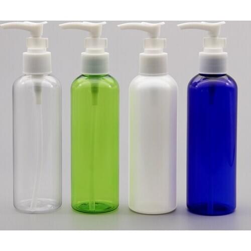 200ml X 30 round beautiful bayonet lotion pump container, shower gel shampoo liquid soap dispenser bottle wholesale