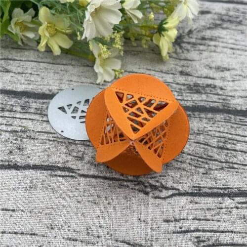 3D Flower Card Frame Craft Metal Cutting Dies For DIY Scrapbooking Album Embossing Paper Cards Decorative Crafts