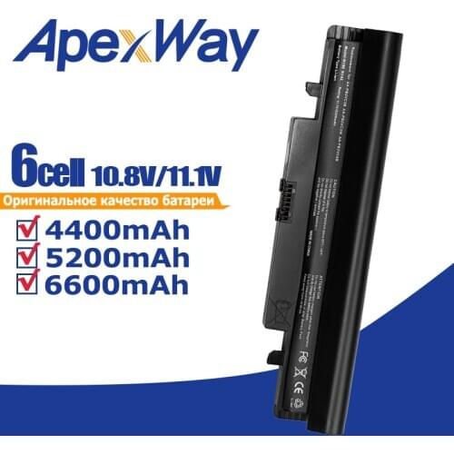 Apexway Laptop Battery for Samsung N143 N145 N148 N148P N150 N150P N250 N250P N260 N260P Plus AA-PB2VC6B AA-PL2VC6W 6 Cells