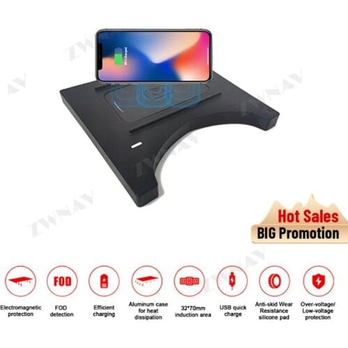 QI Car infrared fast wireless charger For Honda XR-V Vezel 2016 2017 2018-2020 infrared Fast Wireless Charging Car Phone Holder