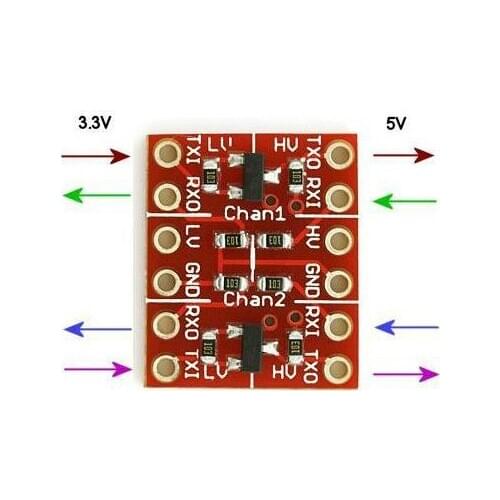Free Shipping! 10pc Logic Level Converter converts 3.3V 5V TTL logic level conversion bidirectional Mutual Convert SENSOR