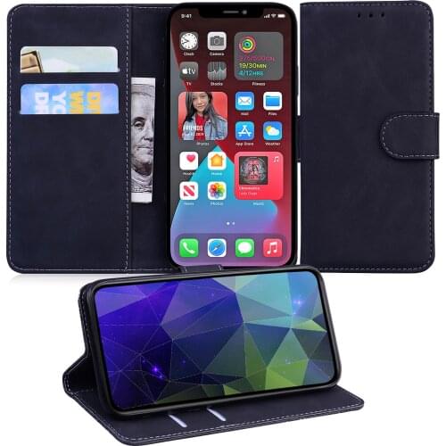 Etui Leather Flip Case For Oneplus 8 9 Pro 8T One Plus Nord N100 N10 5G Wallet Stand Book Cover For iPhone 12 mini 11 Pro Max