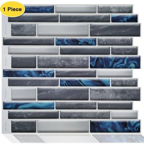 Erzaa Peel and Stick Tile Backsplash,3D Self-Adhesive Vinyl Wallpaper Sticker for Kitchen, Bathroom