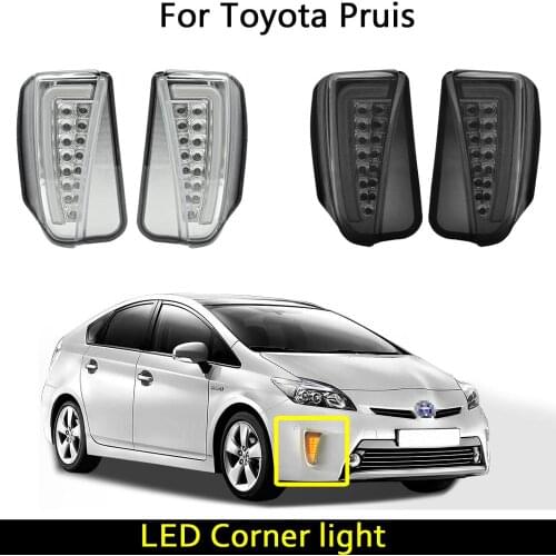 For Toyota Pruis Hybrid 2012-2014 LED Corner lamp Daytime Running Light Clearance lights turn signal
