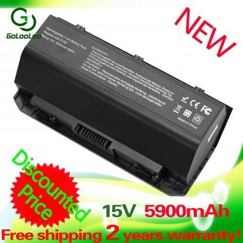 Golooloo 15V 88Wh A42-G750 laptop battery for Asus G750J G750JH G750JM G750JS G750JW G750JX G750JZ CFX70 CFX70J