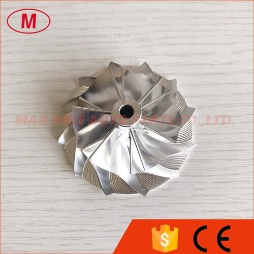 K16 45.78/61.98mm 6+6 blades turbo milling/aluminum 2618/Billet compressor wheel