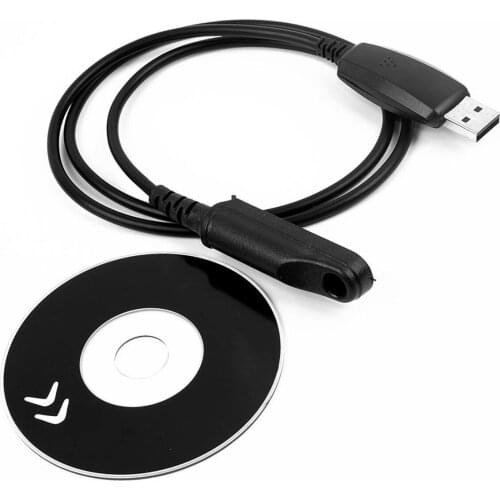 Programming Cable Walkie Talkie USB Programming Cables Cord CD For Baofeng BF-UV9R Plus A58 9700 S58 N9 Walkie Talkies