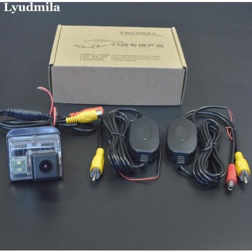 Lyudmila Wireless Back up Reversing Camera For Mazda 3 Mazda3 Sedan 2007~2012 HD CCD Night Vision Car Parking Rear view Camera