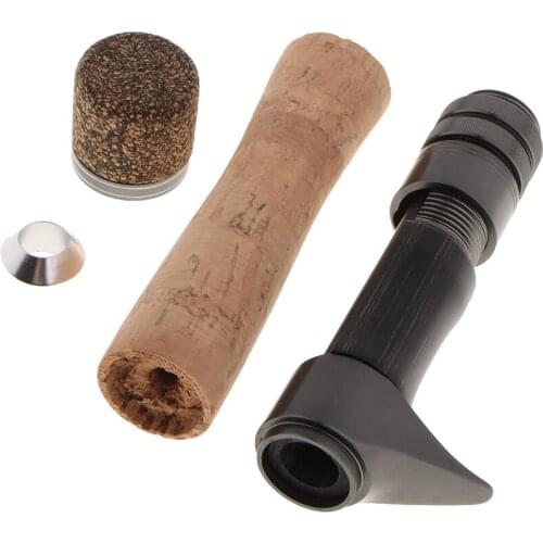 Set of Fishing Rod Building Accessories Fishing Rod Handle with Reel Seat DIY