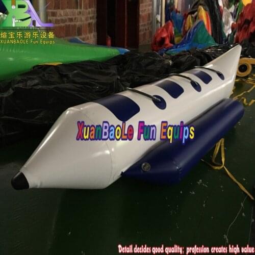 Inflatable Water Flying Fish Banana Boat, PVC Inflatable Banana Floating Boat For Sale