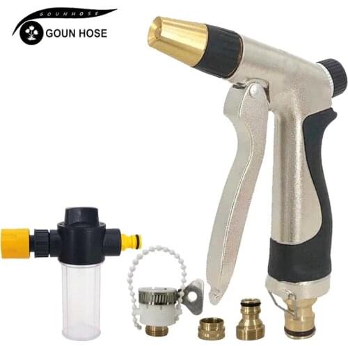 New High Pressure Washer Water Gun Garden Hose Nozzle Spray For Water Hidrolavadora Foam Pot Car Washing Sprinkler Cleaning Tool