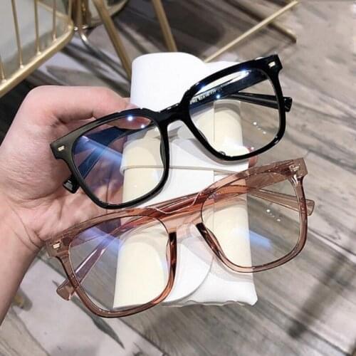 Anti Blue 2020 Square Eyeglasses Women Men Computer blue light glasses Radiation Goggles Spectacles Clear Lens