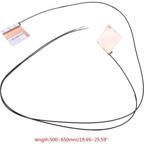 OOTDTY 1Pair NG-FF M.2 Wireless IPEX MHF4 Antenna WiFi Cable for In-tel AX200 9260 9560