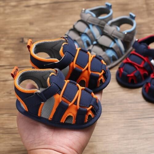 0-18M Summer Baby Sandals Fashion Casual Soft Crib Sole Baby Girls Boys Shoes Newborn Toddler Hollow Prewalker Sandals