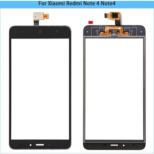 New Note4 Touchscreen For Xiaomi Redmi Note 4 5.5" Touch Screen Panel Sensor LCD Display Front Glass Digitizer Replace
