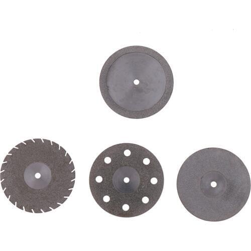 Dental Ultra-thin Double Sided Sand Diamond Cutting Disc With Mandrel For Separating Polish Ceramic Teeth Whitening