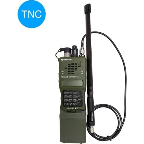 TNC ABBREE AR-152 AR-148 Tactical Antenna Caxial Extend Cable For Kenwood TK-378 Harris AN/PRC-152 148 Walkie Talkie