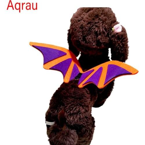 1pc Pet Dog Costume Striped Print Bat Suit Pet Ties And Belts Pet Transformation Accessories Pets Clothing Outfit For Halloween