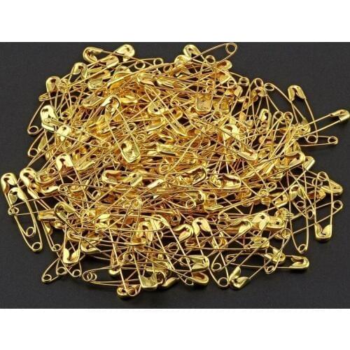 100pc Colorful Small Safety Pins DIY Mini Buckle Pin Needlework Sewing Tools Stainless Steel Safety Pin Brooch Apparel Accessory