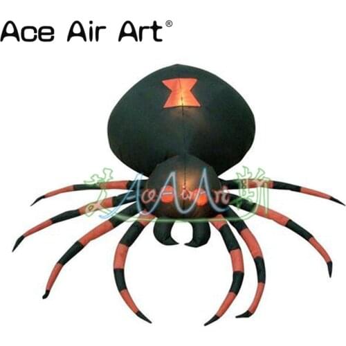 2m wide inflatable spider,inflatable model for yard decoration