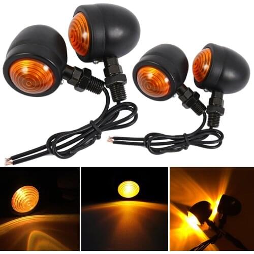 2PCS Universal LED Motorcycle Turn Signal 12v High quality Sequential Amber Flasher Indicator Blinker Rear Lights Accessories