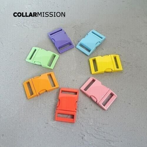 50pcs/lot spray paint metal clasp quick side release 25mm webbing DIY pet collar suppliesl 7 colours