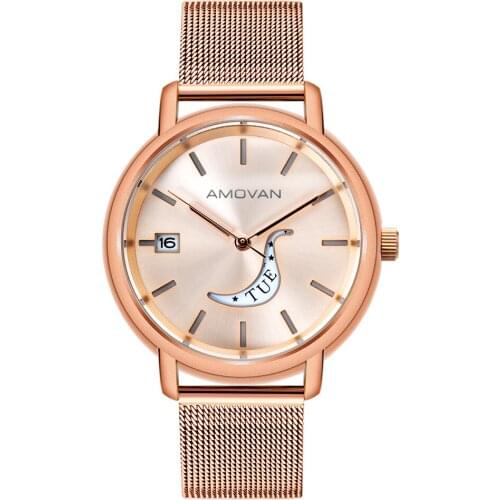 Мужские часы из нержавеющей стали AMOVAN China At AliExpress