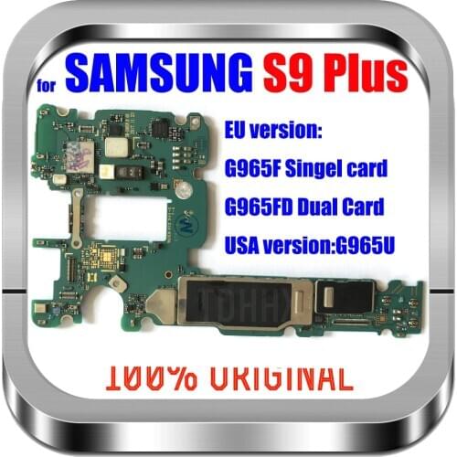 EU Version For Samsung Galaxy S9 Plus G965F G965FD Original Motherboard S9 Plus G965U USA Mainboard For Samsung Galaxy S9 Plus