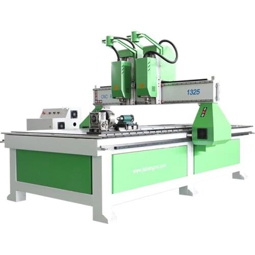 China cheap multi heads spindle 4 axis cnc wood router 1325 3d cnc wood carving machine sculpture for sale
