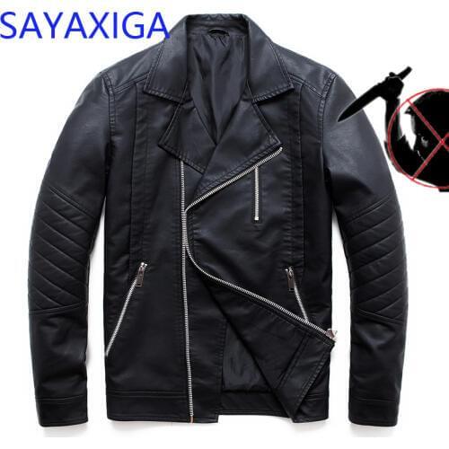 Self Defense PU leather jacket anti cut stab thorn proof scratch adventure safe clothing cut resistant stealth civil use outfit