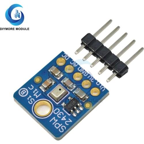 SPW2430 MEMS Microphone Sound Detection Sensor Module Mono MEMS Microphone Detect for Voice Converters Audio Recording