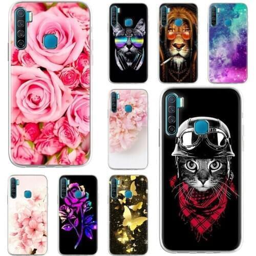 Soft TPU Case For Infinix S5 LITE Case Silicon Flora Bumper Coque Infinix S5 X652 X652B X652C 6.6 inch Covers Protective Fundas