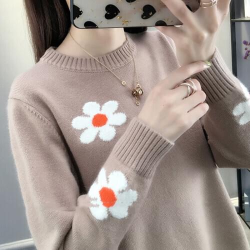 Vy1039 2020 spring autumn winter new women fashion casual warm nice Sweater woman female OL turtleneck oversized sweater