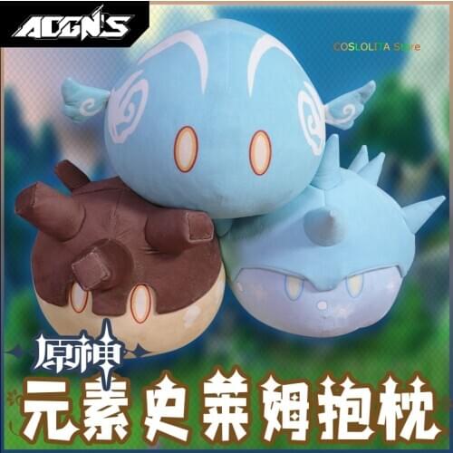 Anime Genshin Impact Traveler Mondstadt Paimon Short Plush Doll Pillow Cute Toys Cartoon Cushion Birthday Xmas Gifts